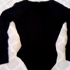 Express black bodysuit size Medium